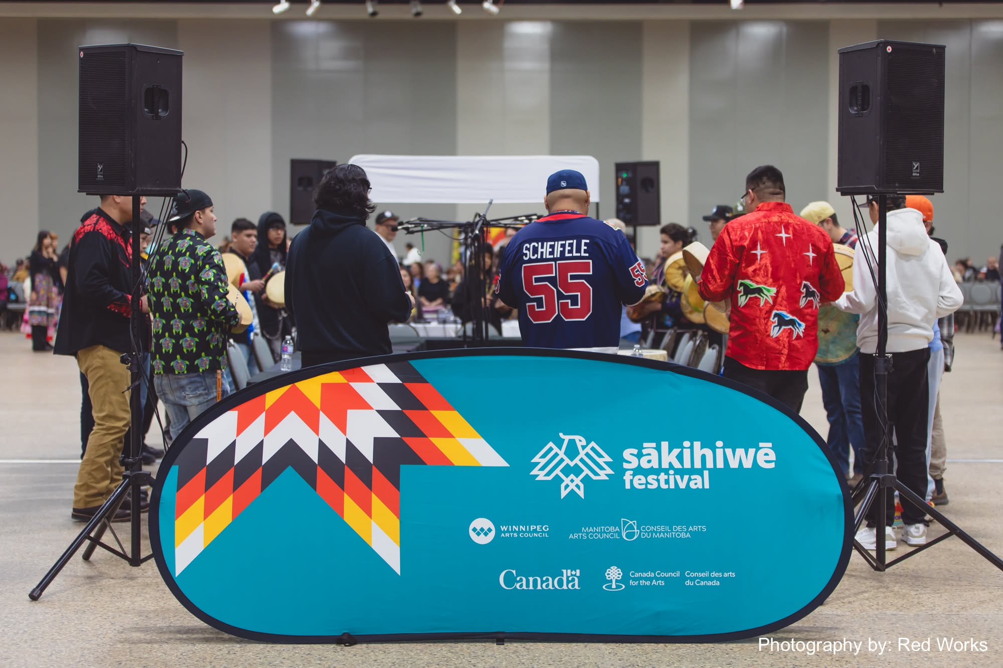 sakihiwe festival round dance Responsive website design for First Nation-owned charter bus company, Saunders Enterprise, displayed on tablet, laptop, and mobile devices